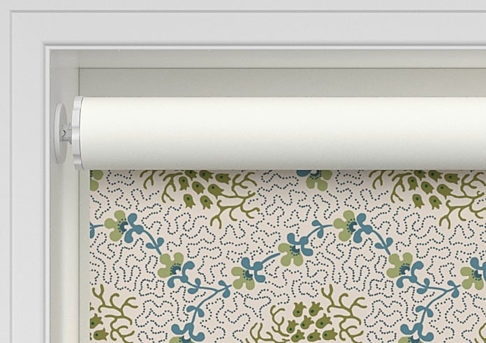 Land & Shore Lorie (Blackout), Green - Twist&Fit Roller Blind - Image 9